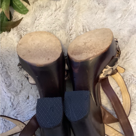 COACH CARLYN PLATFORMS SIZE 7.5 1280 - Picture 8 of 10